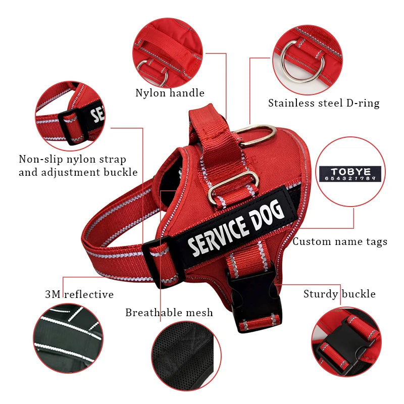 Personalized K9 Harness