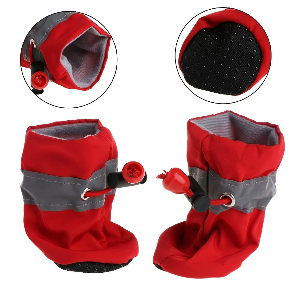 4pcs Water-Resistant Shoes