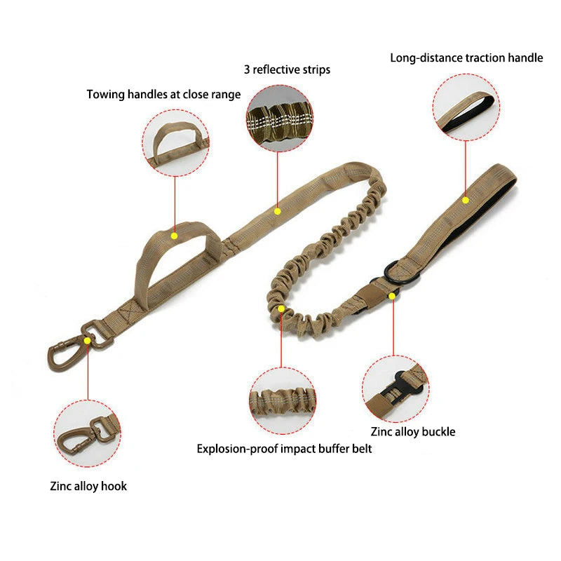 Tactical Collar Leash