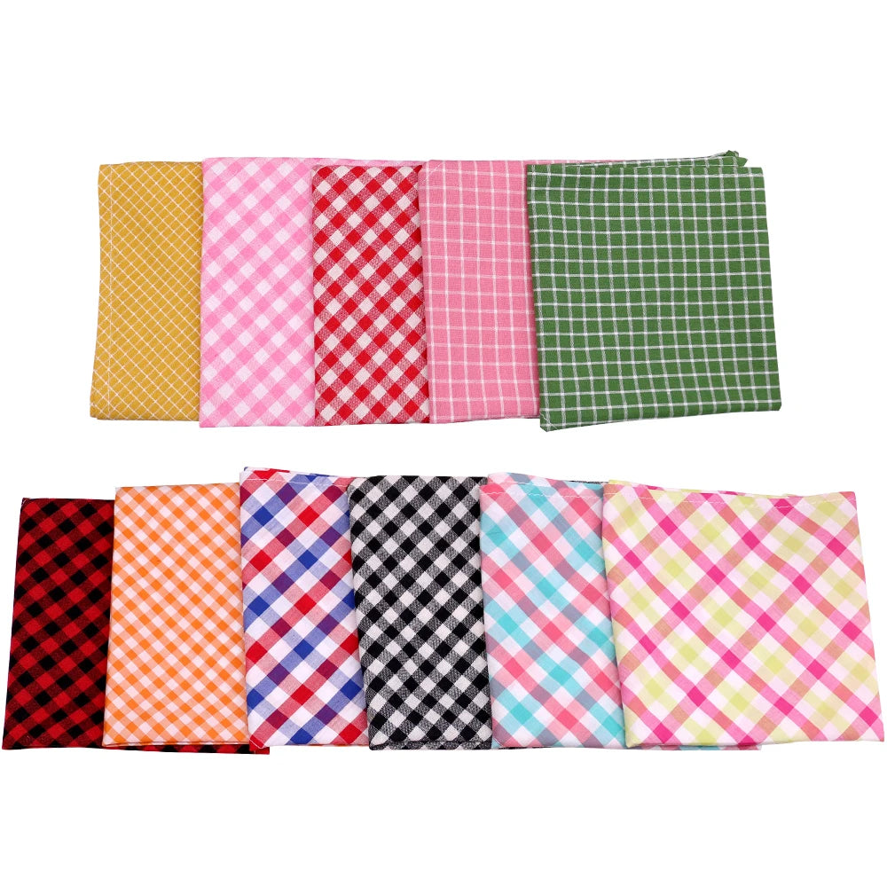 30pcs Plaid Bandana