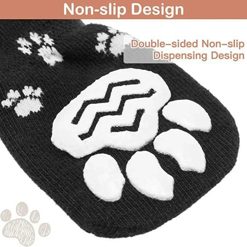 4pcs Paw shoes