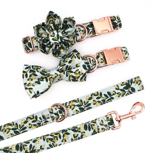Floral Collar Bow Tie