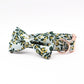 Floral Collar Bow Tie