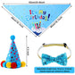Birthday Banner Paw Ballons Bowtie and Hat