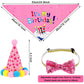 Birthday Banner Paw Ballons Bowtie and Hat